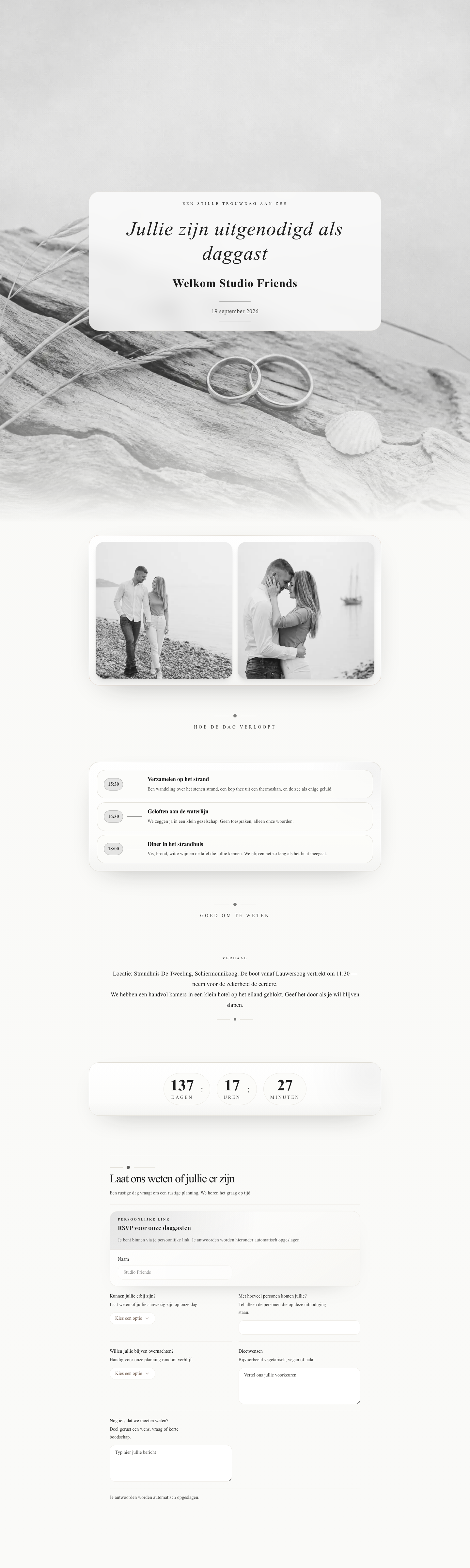 Template Suzan & Freek (Romantische lente-bruiloft)